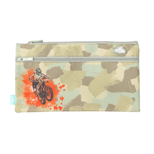 SPE-PLC-RCBK - SPENCIL PENCIL CASE RECTANGLE FABRIC 34x17cm Camo Bike